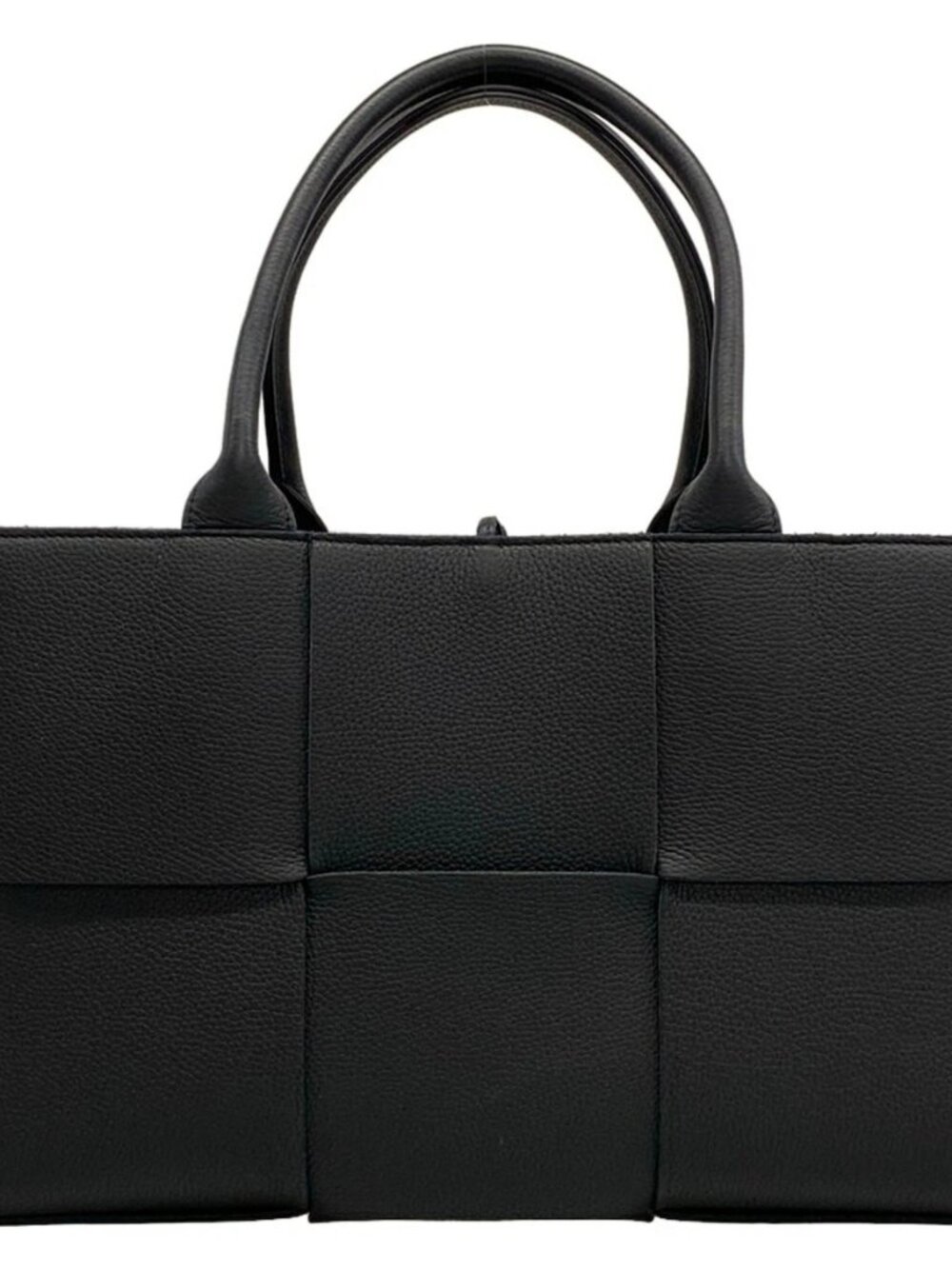 BOTTEGA VENETA Small The Alcotote Black Leather B********* Tote Bag